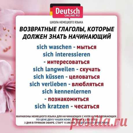 😍Хотите наконец начать изучать немецкий? А может хотите подтянуть совсем чуть-чуть до нужного уровня? Или просто нужно повторить сложные темы?
⠀
🔥Тогда приглашаем вас на марафоны немецкого для уровней A1, A2 и B1 - это 3 дня и 3 онлайн-урока в прямом эфире с преподавателем.
⠀
🅰️1️⃣Уровень для начинающих с нуля. Для тех, кто хочет сдать Start Deutsch A1, пройти собеседование в посольстве, получить визу невесты и на воссоединение семьи, стать Au Pair, начать учить и по...