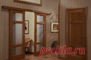 Межкомнатные двери купе: установка своими руками