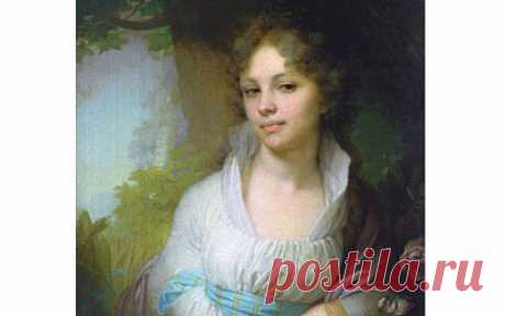 Портрет М.И. Лопухиной» Владимира Боровиковского, 1797 год.