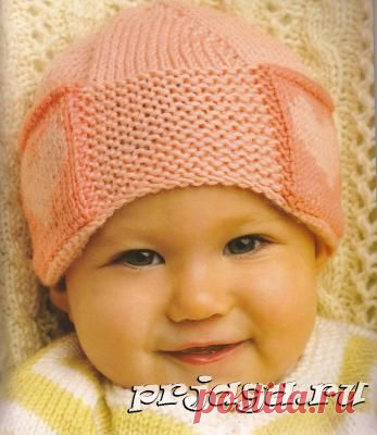 Как связать шапочку спицами