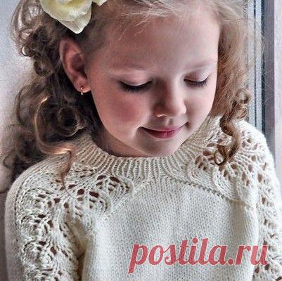 Красивое вязание | Стильная кофточка для девочки. Автор: Светлана Волкова