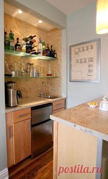 Маленькая кухня в квартире около 20 кв.м. - Дизайн интерьеров | Идеи вашего дома | Lodgers