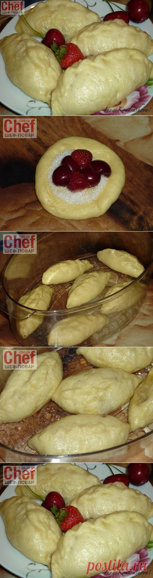 Вареники на пару с черешней и клубникой / Готовь без ограничений! / Рецепты / Шеф-повар – простые и вкусные кулинарные рецепты, фото-рецепты, видео-рецепты