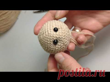 Утяжка глаз у игрушки