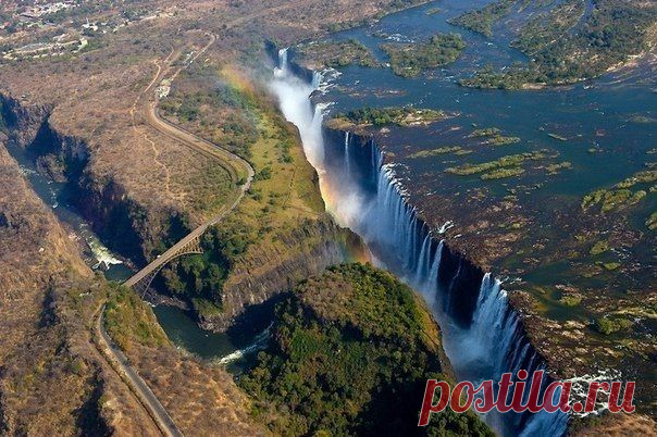 Чудеснейший водопад в Зимбабве | buzzok