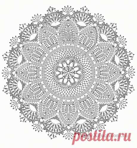 Салфетки крючком