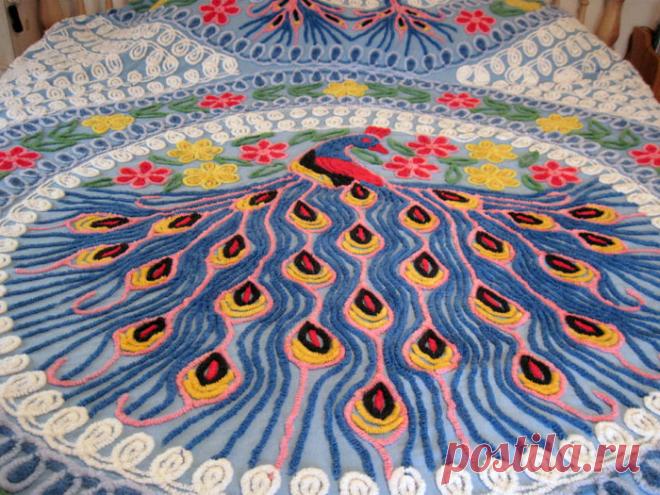 Эффектные покрывала в технике синель — Делаем руками