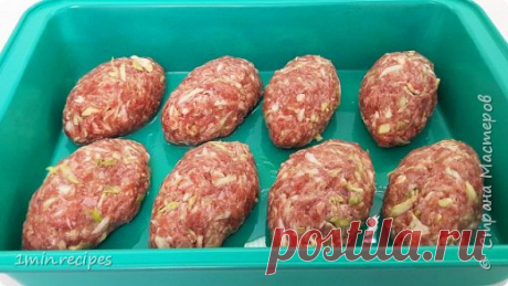 Сочные котлеты с капустой и фаршем (в духовке)