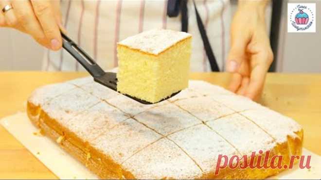 ГОРЯЧИЙ МОЛОЧНЫЙ ПИРОГ или Пирог на Горячем Молоке Hot Milk Cake