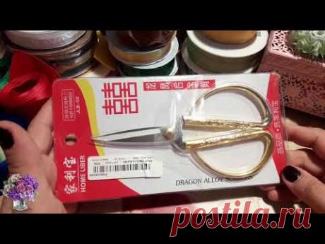 Мой заказ с Akiexspress + Newchic мои ножницы как я их точу ✔ Marine DIY Guloyan✔