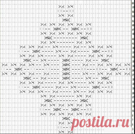 Кельтский узор спицами