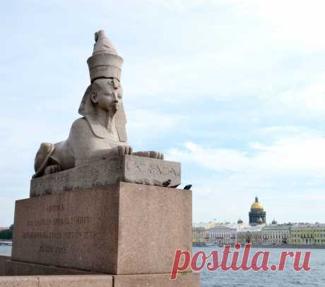 Сфинкс на набережной Невы