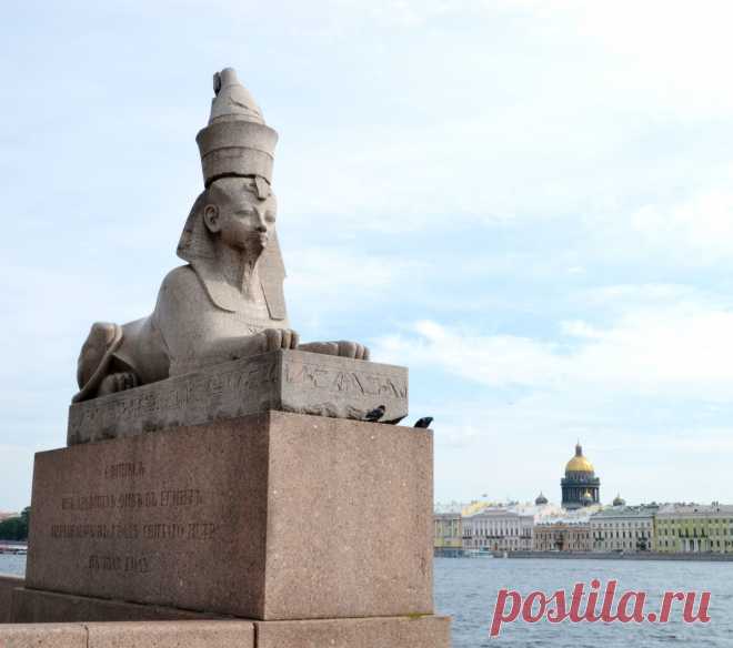 Сфинкс на набережной Невы