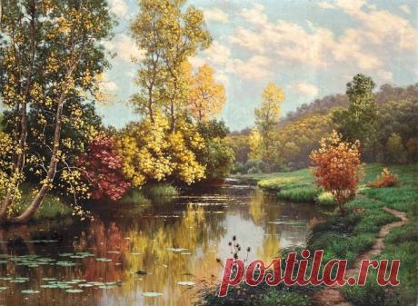 Французский художник Рене Шарль Эдмон Хис (Rene Charles Edmond His 1877 – 1955).