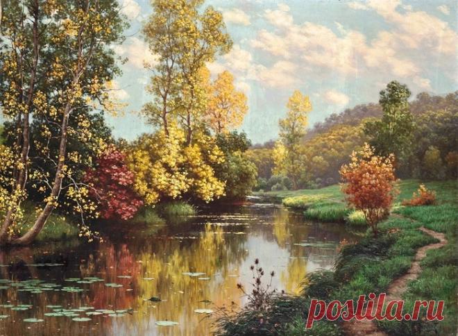 Французский художник Рене Шарль Эдмон Хис (Rene Charles Edmond His 1877 – 1955).