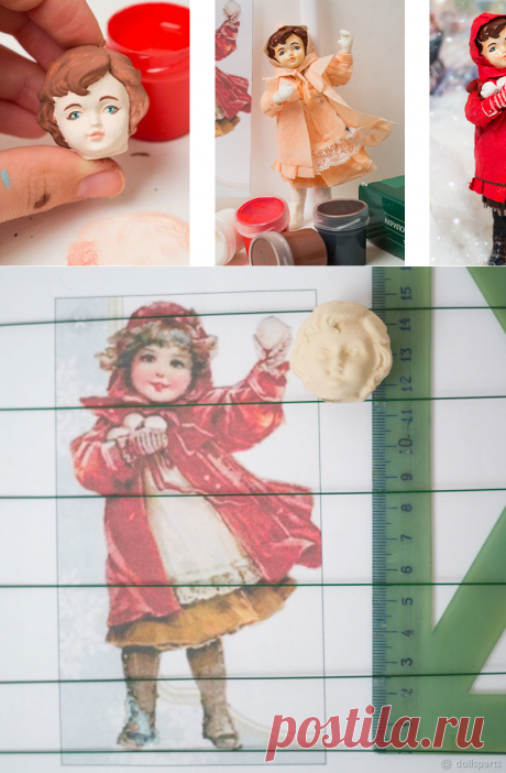 Мастер-класс : Делаем очаровательную елочную игрушку в смешанной технике | Журнал Ярмарки Мастеров