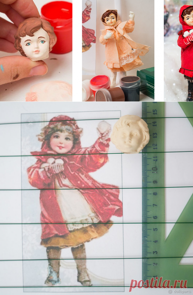 Мастер-класс : Делаем очаровательную елочную игрушку в смешанной технике | Журнал Ярмарки Мастеров