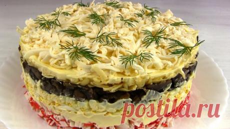 Нереально вкусный крабовый салат званый ужин – пошаговый рецепт с фотографиями