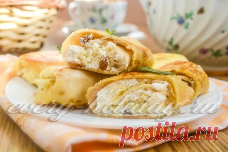 Начинка из творога для блинов