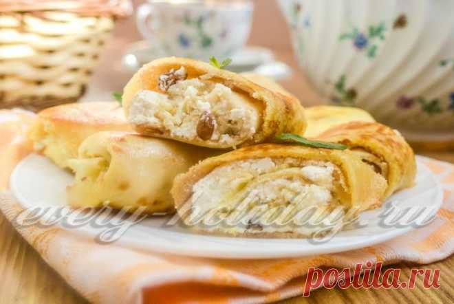 Начинка из творога для блинов