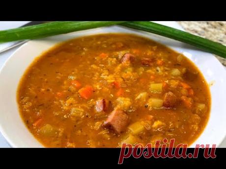 Я могу есть этот Суп каждый день. Вкусный суп, Простой и Быстрый рецепт! Такой суп съедают за раз!