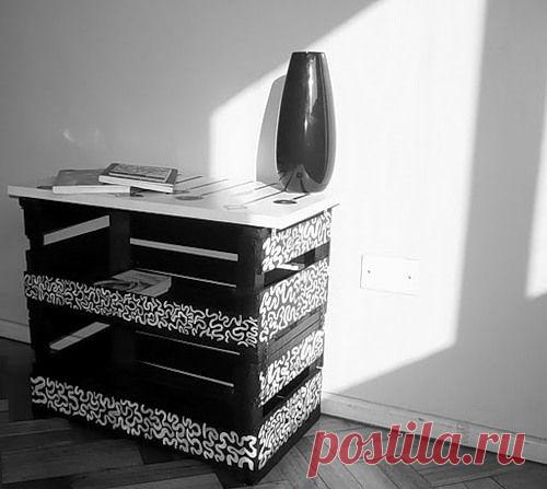 Мебель в стиле ретро. Декупаж