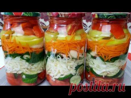 ПОТРЯСАЮЩИЙ СЛОЁНЫЙ САЛАТ НА ЗИМУ🔝НЕВЕРОЯТНО ВКУСНО ПОНРАВИТСЯ ВСЕМ!