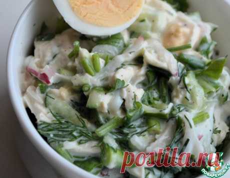 Окрошка с курицей – кулинарный рецепт
