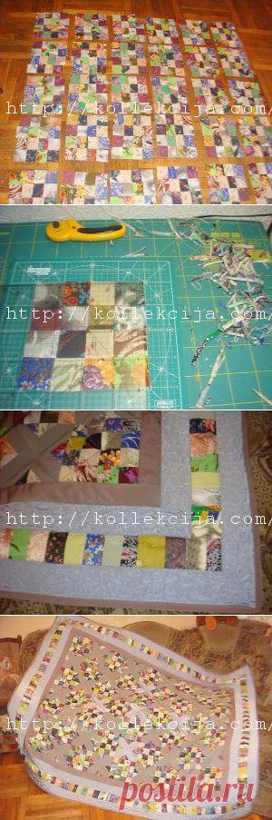 Как сшить одеяло из лоскутов | Своими руками — интернет журнал