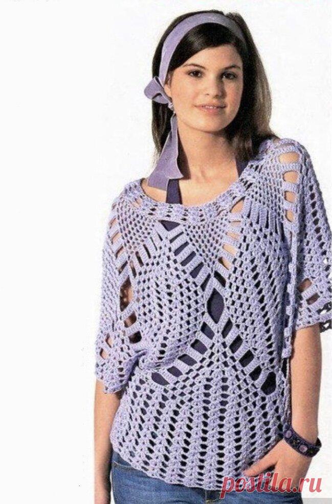 Изящные летние пуловеры. Идеи и схемы. | Вяжем вместе - вяжем стильно. | Дзен