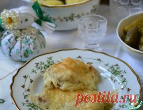 Куриные окорочка, запеченные с сыром – кулинарный рецепт(***)