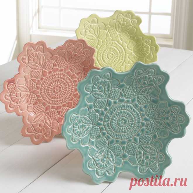 Strictly Simple Style: Create Your Own Lace Pottery
