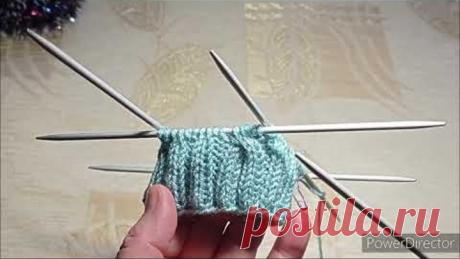 МК Красивый узор для носков #вязание_спицами_узоры