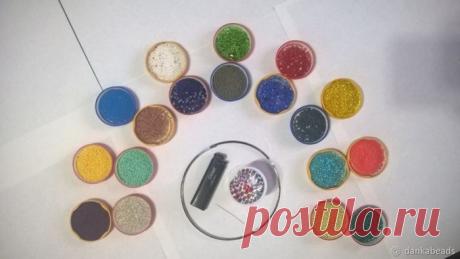 КОЛЬЕ «КУБИЧЕСКИЙ РАЙ» В ТЕХНИКЕ КВАДРАТНЫЙ ЖГУТ (Бисероплетение) — Журнал Вдохновение Рукодельницы