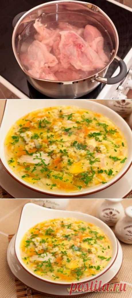 Куриный суп со «звездочками»