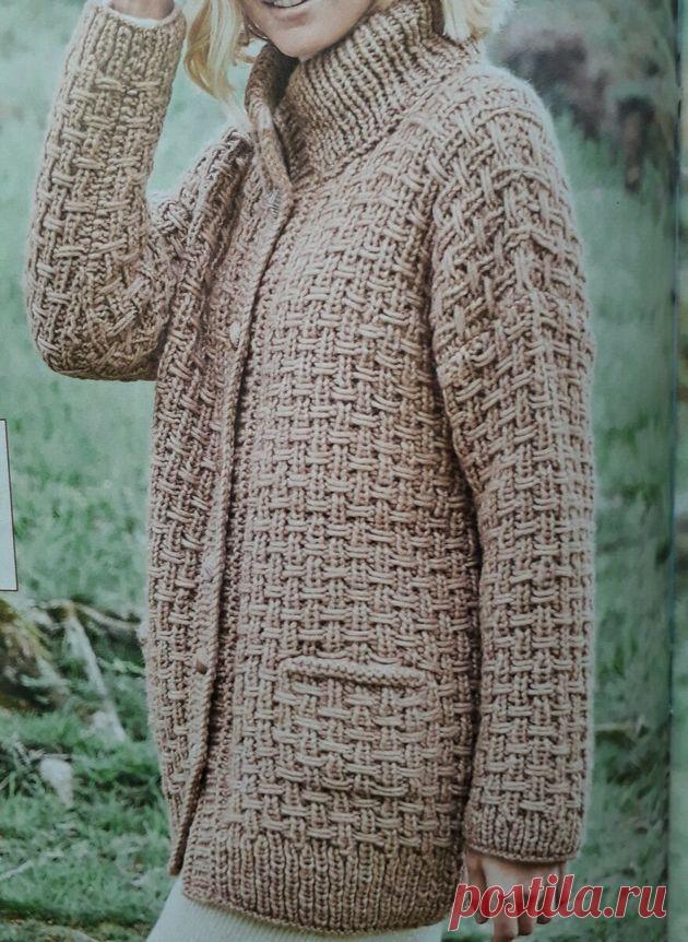 Жакет рельефным узором | Вяжем вместе с Marinas | Пульс Mail.ru