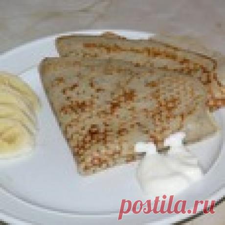 Банановые блины Кулинарный рецепт