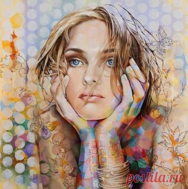 Сказочные портреты от китайской художницы Венди Энджи