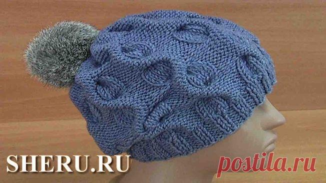 Шапки спицами бесплатно