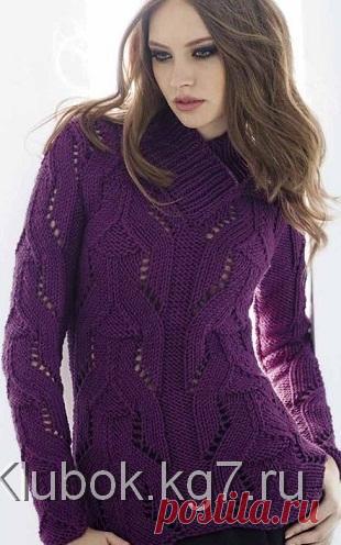 Джемпер цвета фуксии. | Клубок