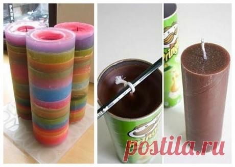 Идеи, в которые можно превратить банку из-под чипсов