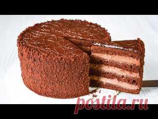 Торт ПРАГА ☆ Самый ВКУСНЫЙ ШОКОЛАДНЫЙ торт РЕЦЕПТБисквит:4 яйца (1с)140 г сахаращепотка соли130 г муки8 г разрыхлителя40 г какао80 г молока100 г растительного маслаПропитка (все смешать):80 г молока50 г коньяка1 ст л абрикосового джема 100-150 г абрикосового джема для обмазки торта Крем:400 г молока3 желтка130 г сахара35 г...
