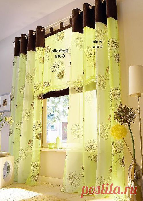 Модные шторы 2015: фото варианты штор в моде