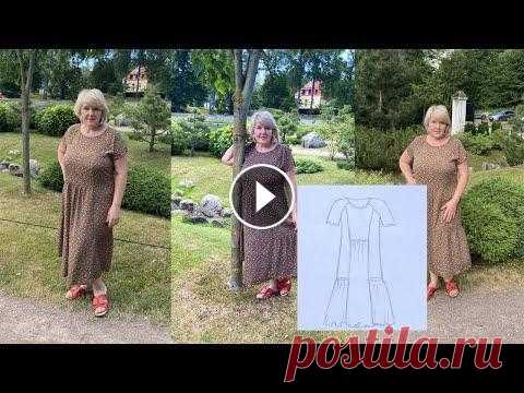 Комфортное летнее Луиза. Такое платье подойдет почти на любую фигуру Сегодня мы рассмотрим моделирование комфортного летнего платья. Урок 3. Чертеж Основы платья - Урок 4. Раскрой. Первая примерка - FB Inst #яженщина #п...