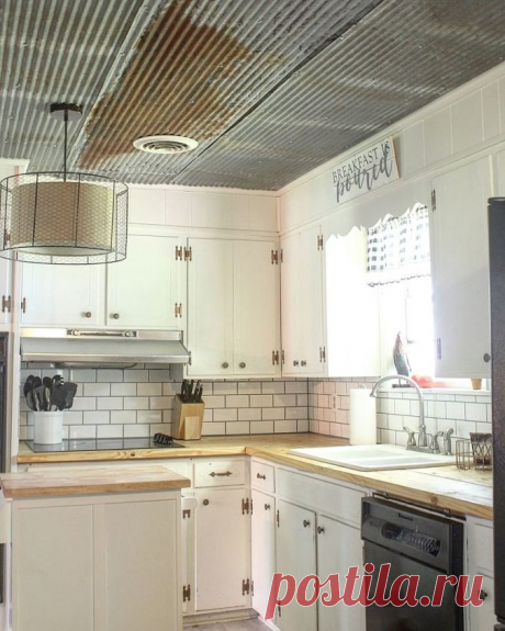 Butcher Block Look-A-Like Countertops for UNDER $100! | Hometalk