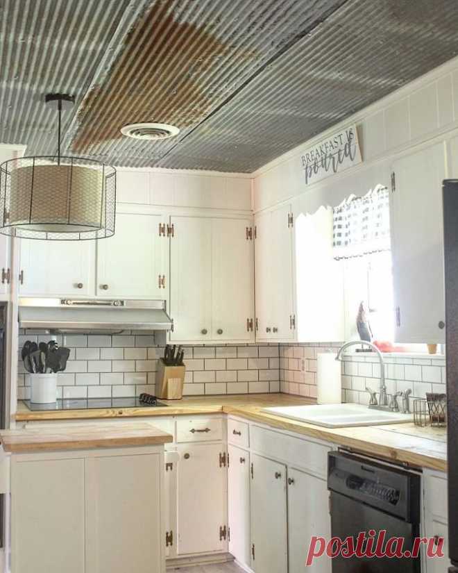 Butcher Block Look-A-Like Countertops for UNDER $100! | Hometalk