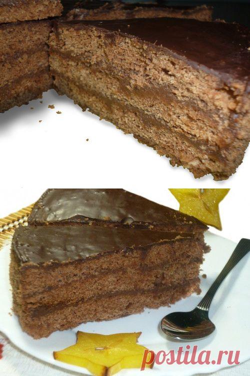 Торт шоколадно-трюфельный «Мулатка».