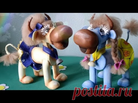 Мастер-класс &quot;Буренка из фоамирана&quot;.