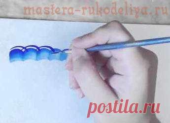 Видео мастер-класс по росписи: Как нарисовать орнамент. Орнамент №15