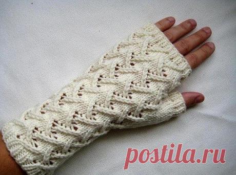 Вяжем митенки — Сделай сам, идеи для творчества - DIY Ideas